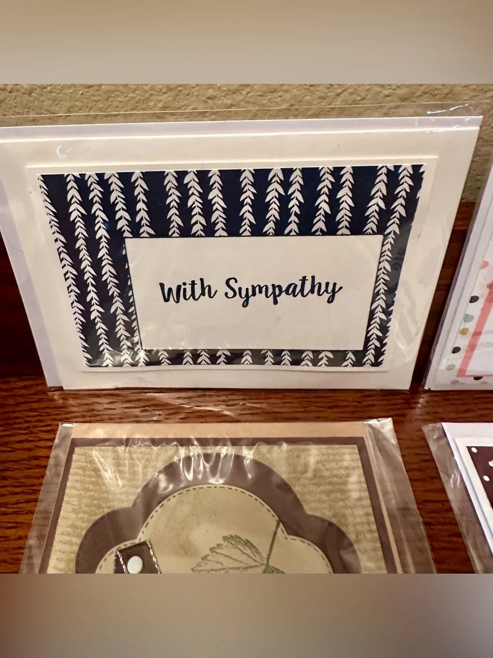 Handmade Sympathy Cards – Set of 4